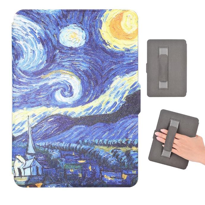 PC+PU Leather Hand Strap Slim Case Cover for Kindle Paperwhite 1/2/3 2012/2013/2015