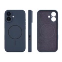 Soft Liquid Silicone Magnetic Phone Case Microfiber Flock Lining Silicone Ultra Thin Phone Covers