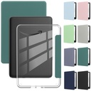Clear Back PU Leather Flip Cover Case For Kindle 11th 12th Gen 6 Inch Paperwhite5 6.8 Inch Paperwhite6 7 Inch 2024 Oasis 2 3