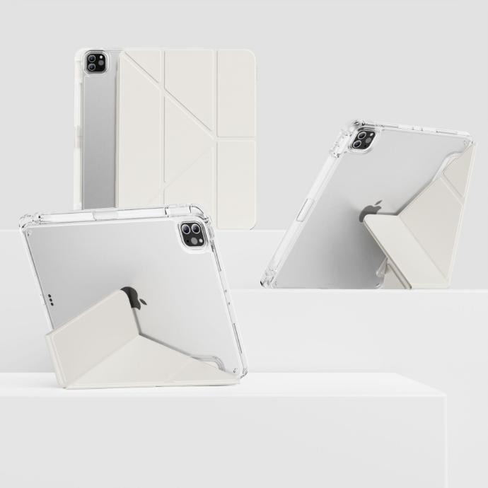 Tablet Case for iPad Air 3 case for iPad Pro 10.5 Inch with Beauty Y Folding Soft TPU Transparent Acrylic Back Cover