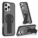 Mobile Phone Anti-Fall Hard Case Bracket Magnetic Suction Charging Matte Translucent Design for I Phone17 Pro Max