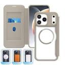 Business Leather Flip Cover Magnetic Phone Case With Card Holder Mobile Phone Protective Cover for Iphone 17