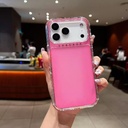 High Quality Pure Color Shockproof 3 in 1 TPU PC Phone Case Back Cover for iPhone 17 Mobile Cover