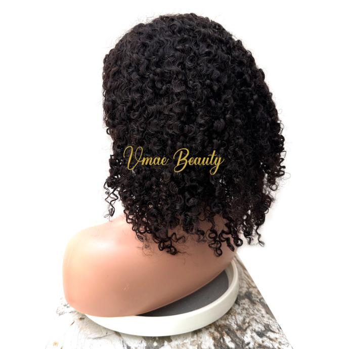 Exotic Kinky Curly Half Wig