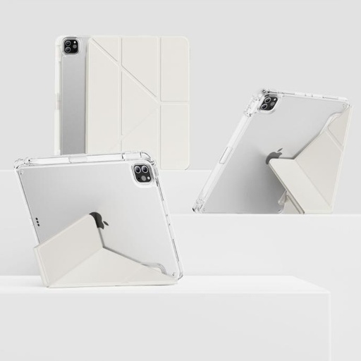 Tablet Case for iPad Air 3 case for iPad Pro 10.5 Inch with Beauty Y Folding Soft TPU Transparent Acrylic Back Cover